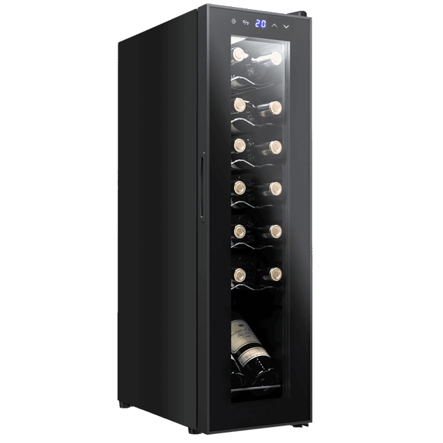 מקרר יין צר במיוחד ל 14 בקבוקים עם מדחס