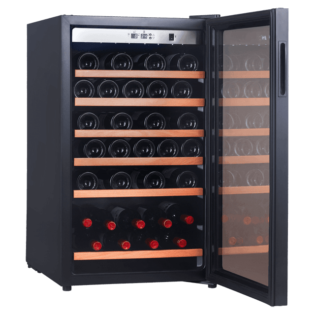 מקרר יין ל 32 בקבוקים עם מדחס