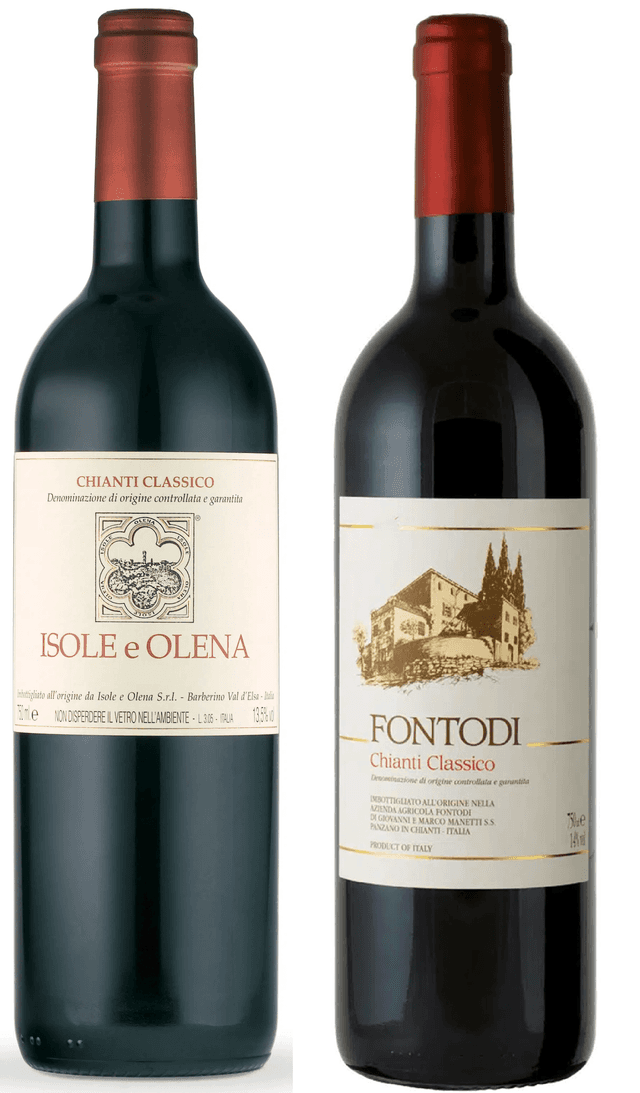 צמד קיאנטי קלאסיקו מהטופ של טוסקנה