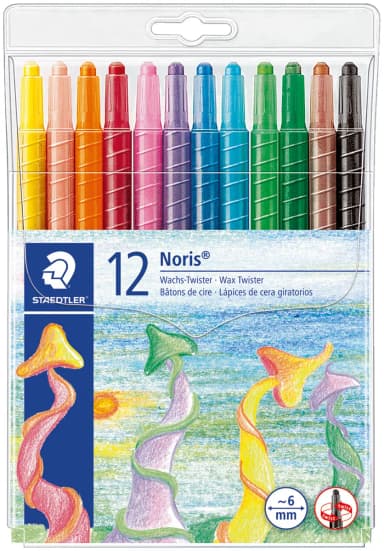 סט עפרונות טוויסטר - צבעים שונים -Staedtler - noris - All Store