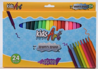 טושים רחיצים - 24 צבעים