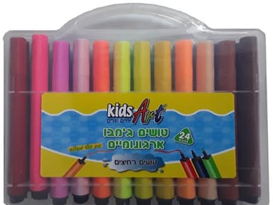24 טושים ג'מבו רחיצים