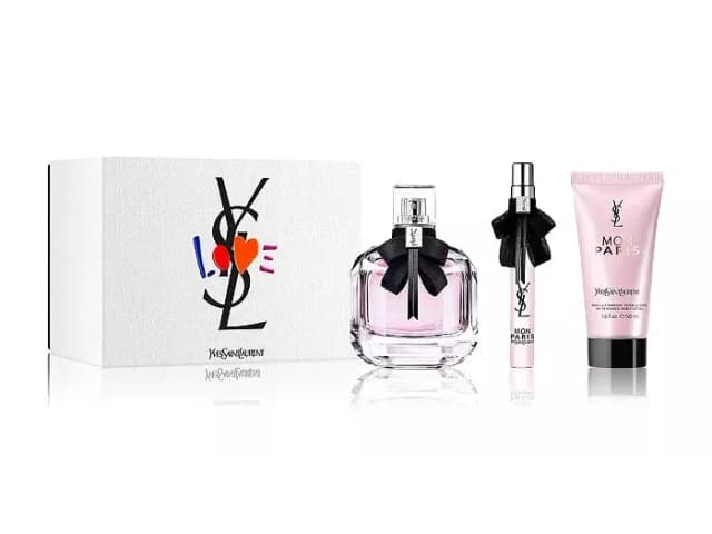 סט מון פריז א.ד.פ 90 מ"ל + 10 מ"ל בושם + 50 מ"ל קרם גוף - איב סן לורן