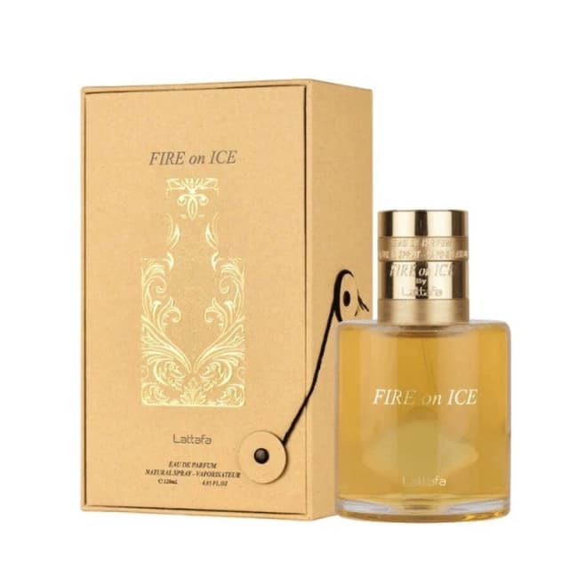 לטפה פייר און אייס (י) אדפ 100מל / Lattafa Fire On Ice (u) Edp 100ml