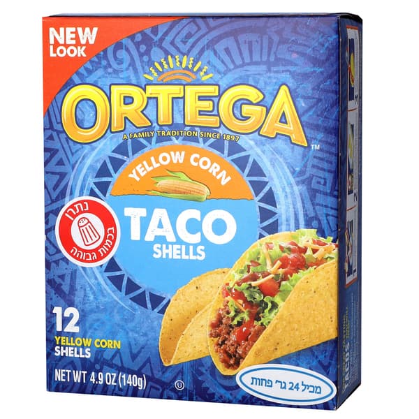 אורטגה טאקו SHELL מקסיקני 140 גרם