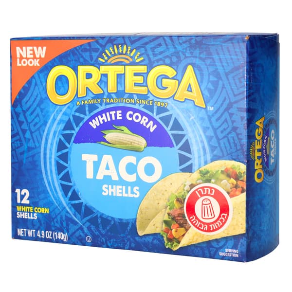 אורטגה טאקו מתירס לבן 140 גרם