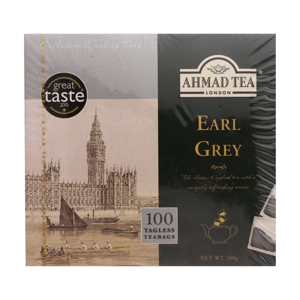 תה אחמד ארל גריי 100 שקיקים