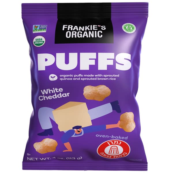 חטיף אורגני טעם צ'דר113ג