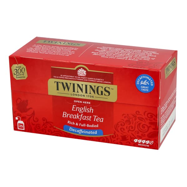 תה אינגליש ברקפסט נטול קפאין