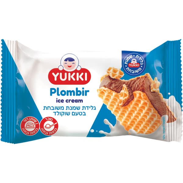 גלידת שמנת משובחת YUKKI שוקולד סנדוויץ 8