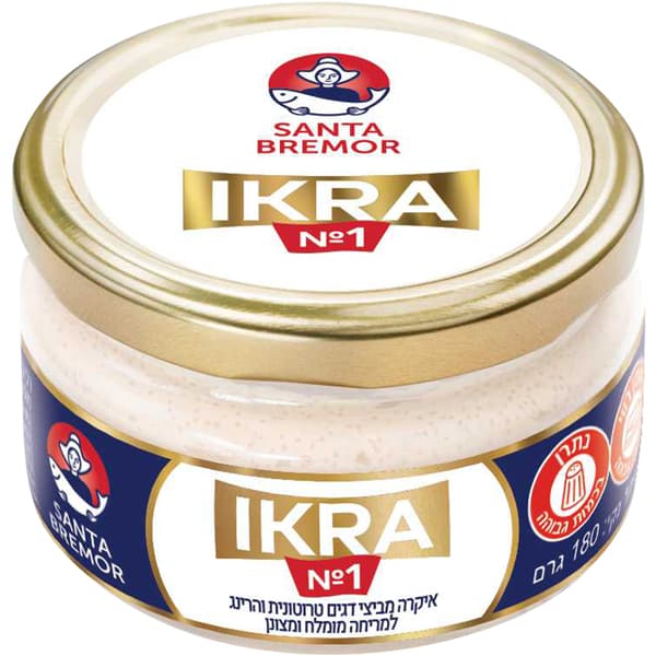 איקרה ביצי דג טרוטונית והרינג 180 גרם