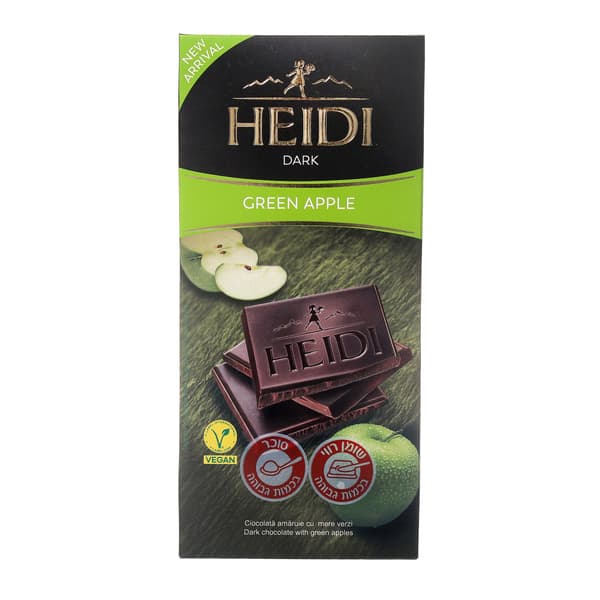 שוקולד היידי גראנדור מריר תפוח 80 גר