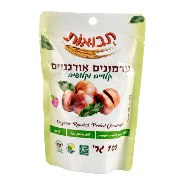 ערמונים אורגניים 100 גר
