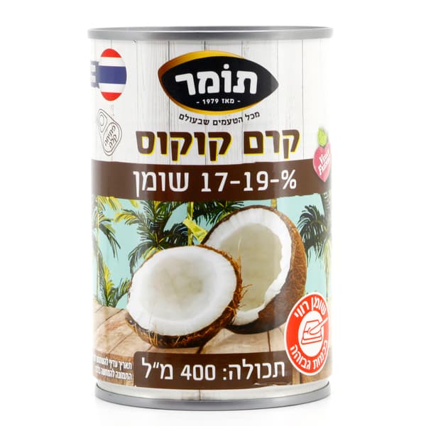 קרם קוקוס 400 גר