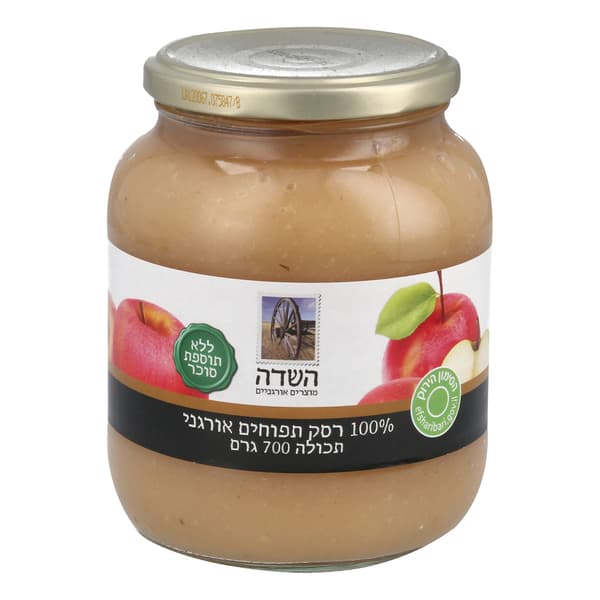 רסק תפוחים אורגני 700 גר