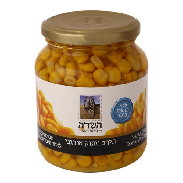תירס מתוק אורגני 350 גר