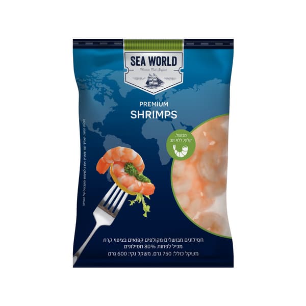 פיין שרימפס מבושל 750 גר M