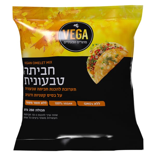 אבקת בסיס לחביתה טבעונית 250 גר