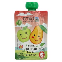 מחית מנגו ותפוח עץ אורגני 100 גרם
