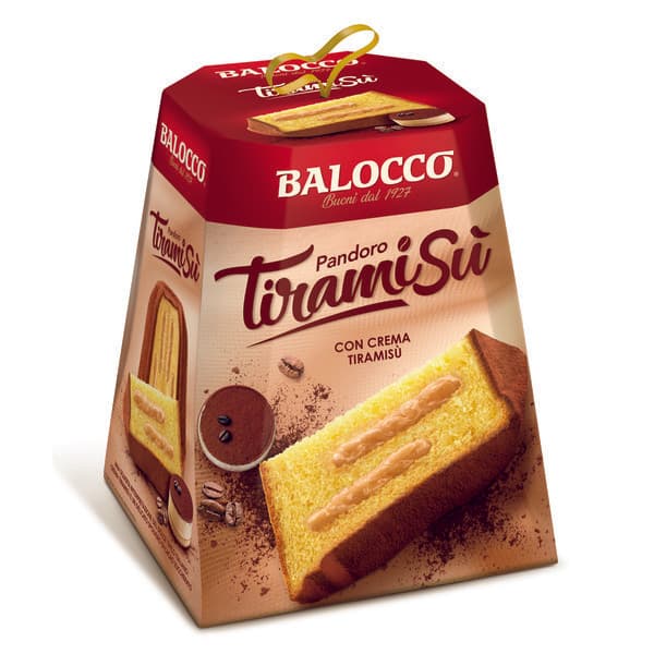 פנדורו במילוי קרם טירמיסו 800 גר Balocco