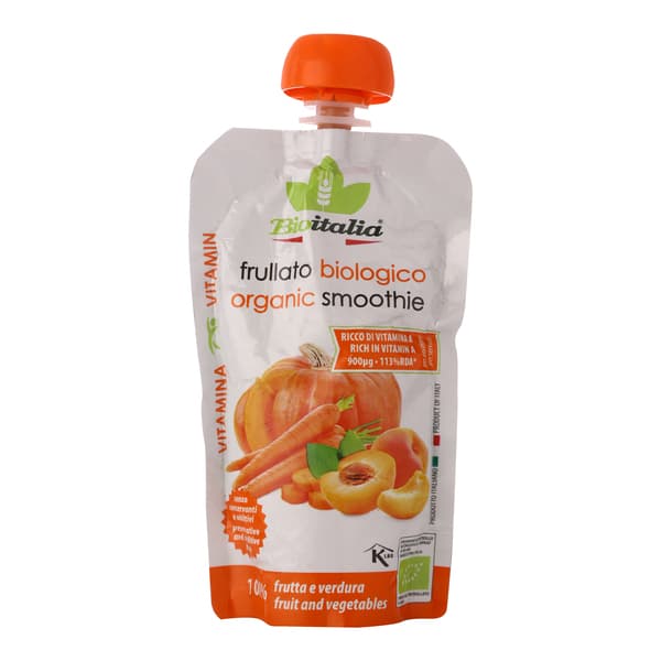 מחית אורגנית גזר משמש ודלעת 120 גרם