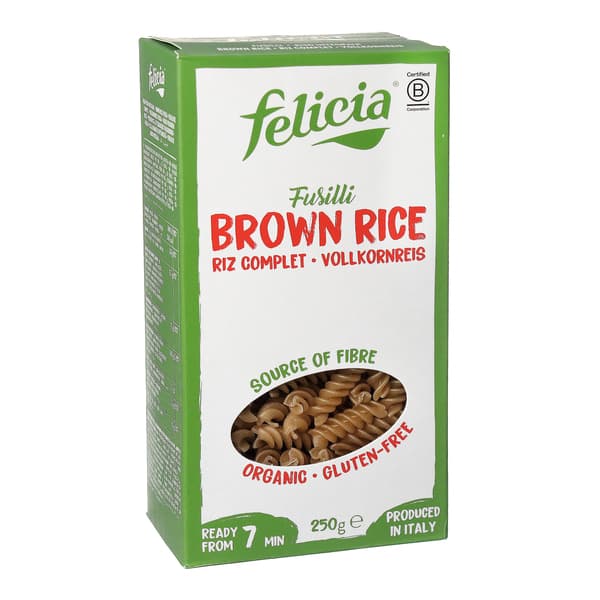 פליסיה פוליזיה אורז מלא אורגני 500 גר