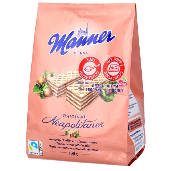 וופלים מאנר הזלנט 200 גר