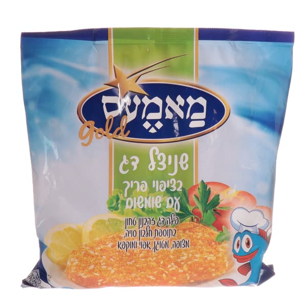 שניצל דג בציפוי שומשום 700 גר`מאמע`ס