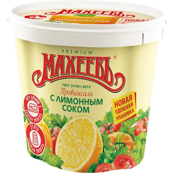 מיונז מאחייב בטעם לימון 50.5% 800 גרם