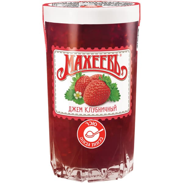 ריבת תות שדה מאחייב בזכוכית 400 גר