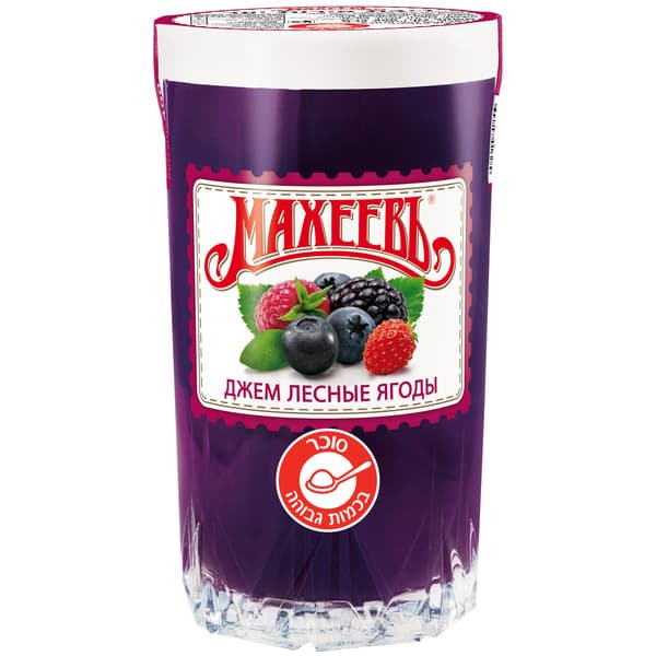 ריבת מאחייב פירות יער בזכוכית 400 גר