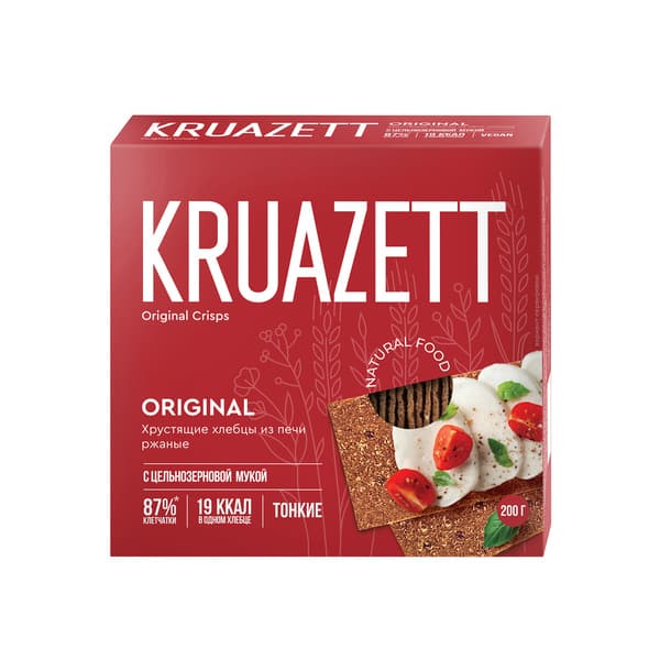 פת פריכה "קרואזט" מקמח שיפון 200 גר