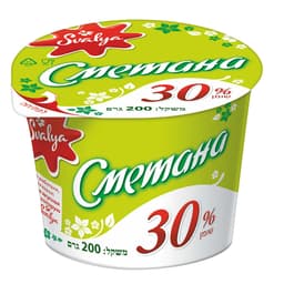 שמנת 30% SMETANA שומן 200 גרם