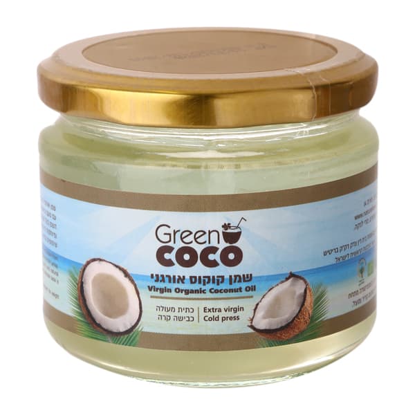 גרין קוקו - שמן קוקוס אורגני 300 מ"ל