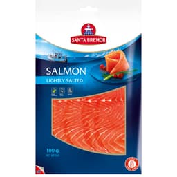 פילה דג סלמון מלוח פרוס קפוא 100 גרם