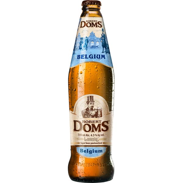 בירה ROBERT DOMS BELGIYSKIY בקבוק 500 מל