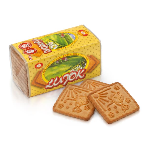 ביסקוויט בטעם חלב אפוי לוזיוק 180 גרם