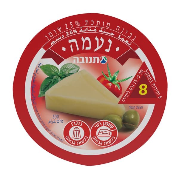 נעמה גבינה מותכת 25%