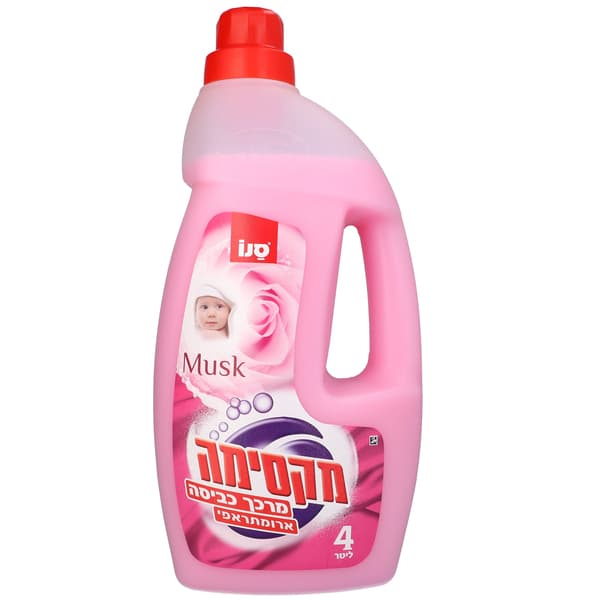 מרכך כביסה מקסימה מאסק ורוד 4 ל' סנו