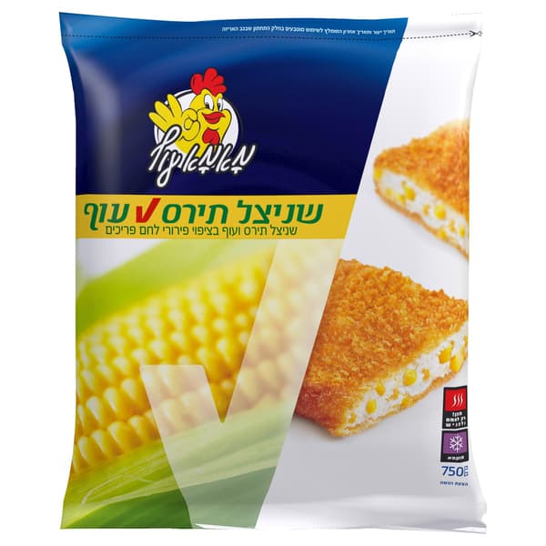 שניצל עוף תירס 750 ג' מאמא עוף