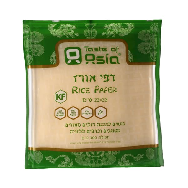 דפי אורז 22X22