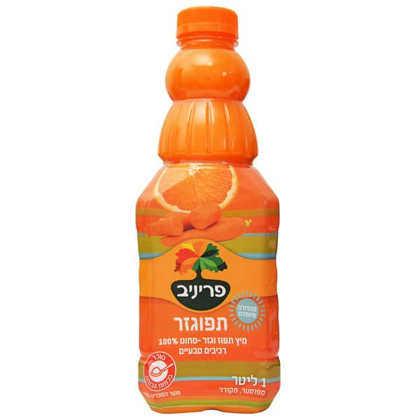 מיץ תפוגזר 1 ליטר פריניב