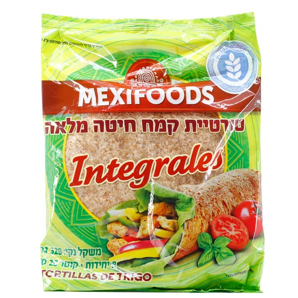 טורטיה חיטה מלאה 20