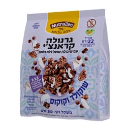 גרנולה קראנצי שוקולד קוקוס לל"ג 300 גרם