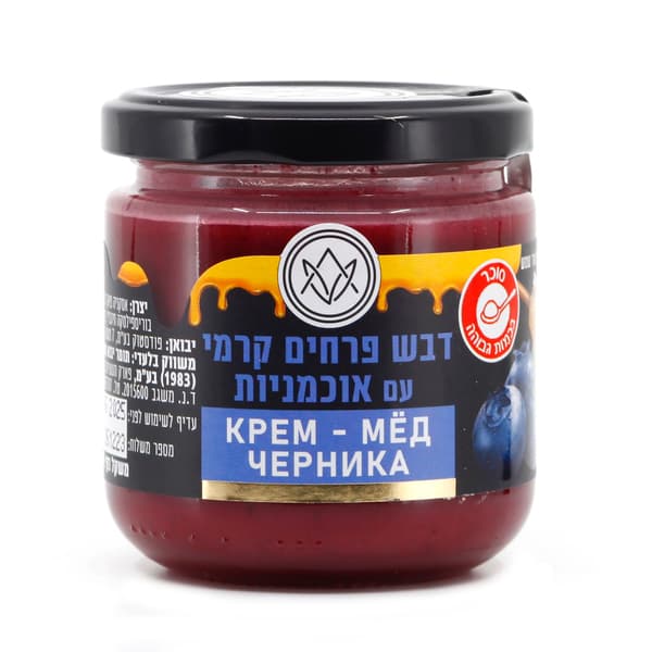 דבש פרחים עם אוכמניו