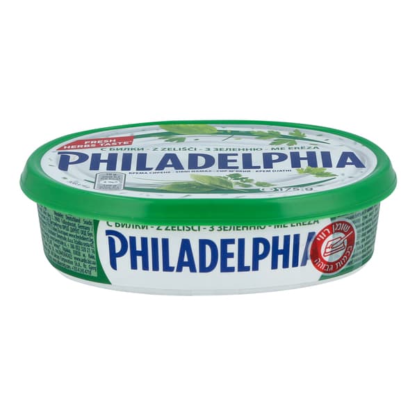 גבינת פילדלפיה 20% עם תבלינים 175 גר