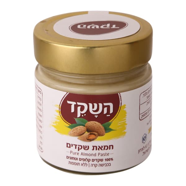 חמאת שקדים 100% 250 גרם השקד
