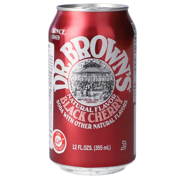 משקה ד"ר בראון דובדבן פחית 355 מ"ל