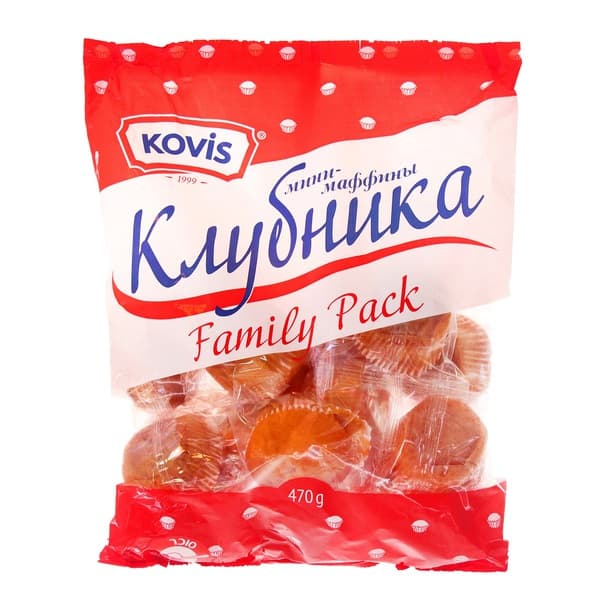 מיני קקס בטעם תות 470 גר קוביס