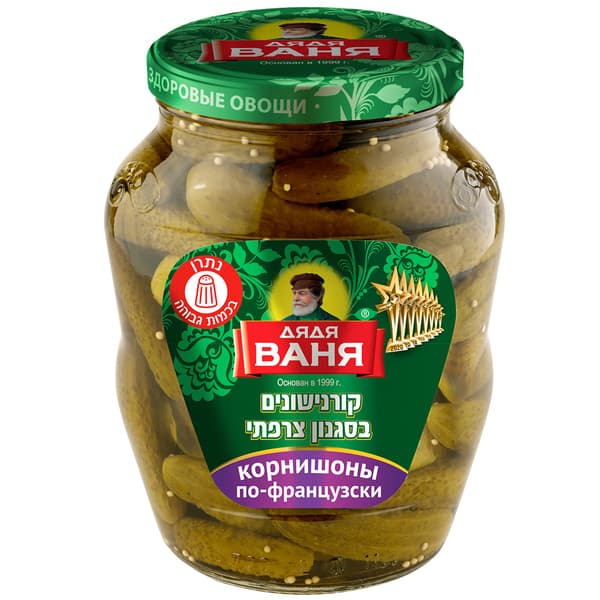 קורנישונים צרפתי דיאדיה וניה 680 גרם